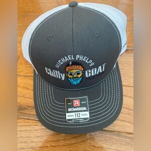 Richardson 112 Trucker Hat Chilly GOAT Michael Phelps Swim Adjustable Mesh NWT